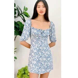 Reformation Sette Floral Mini Dress 2